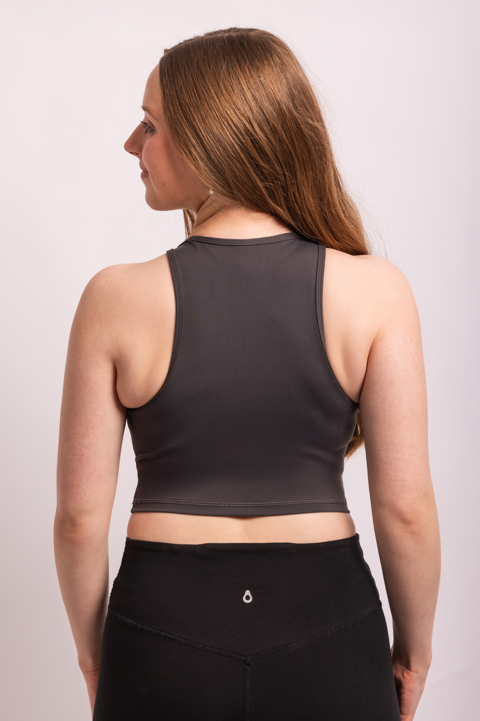 The Senara Crop Top - Slate Grey v2 - Avo Activewear