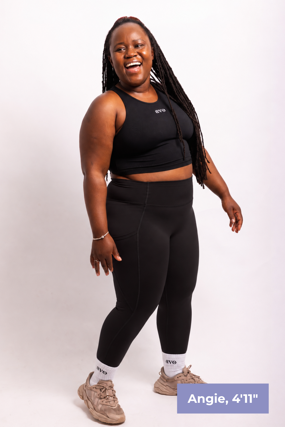 The Pocket Rocket Legging - Black - Avo Activewear