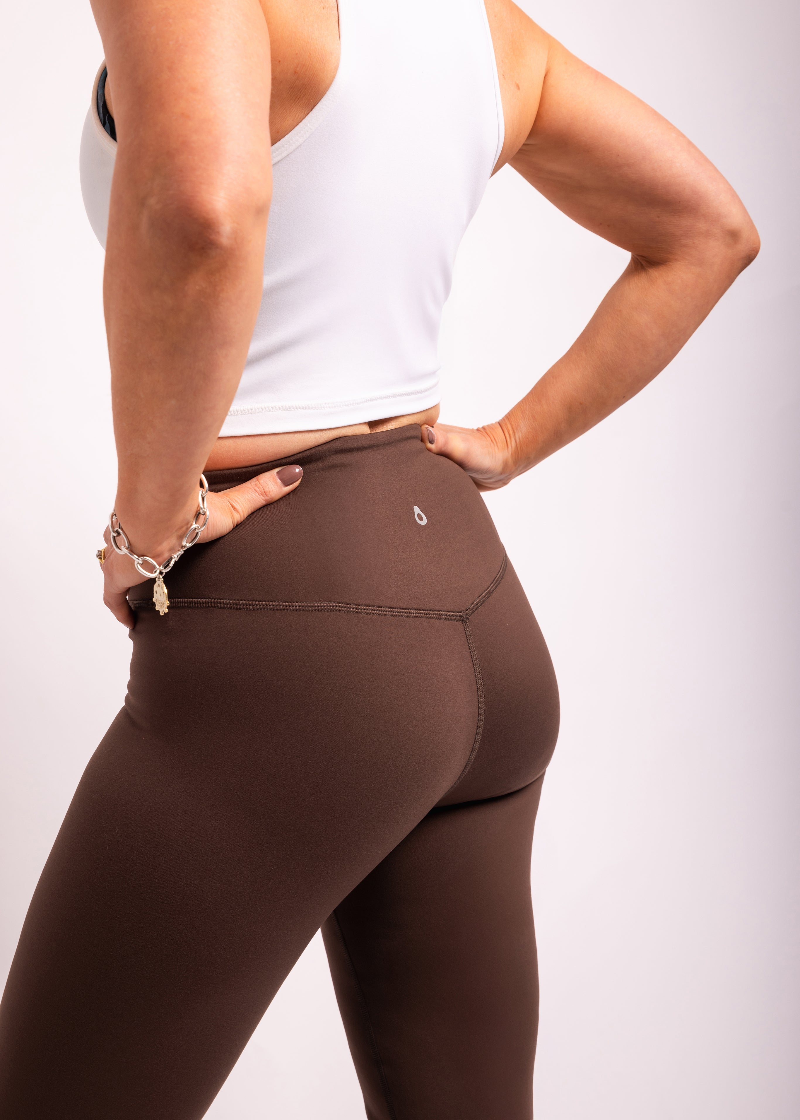 The Elara Flare Legging - Mocha - Avo Activewear
