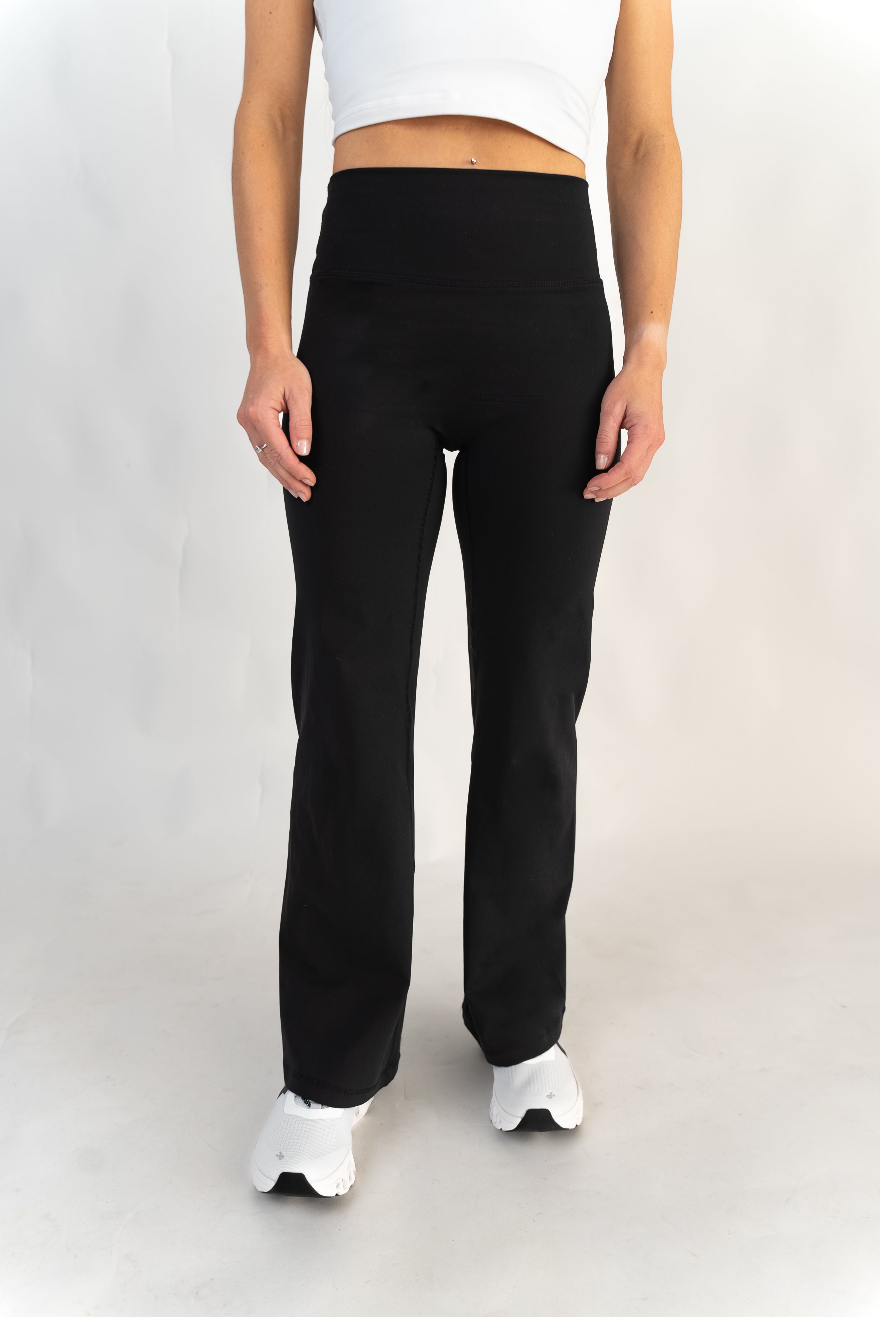 The Elara Flare Legging - Black - Avo Activewear