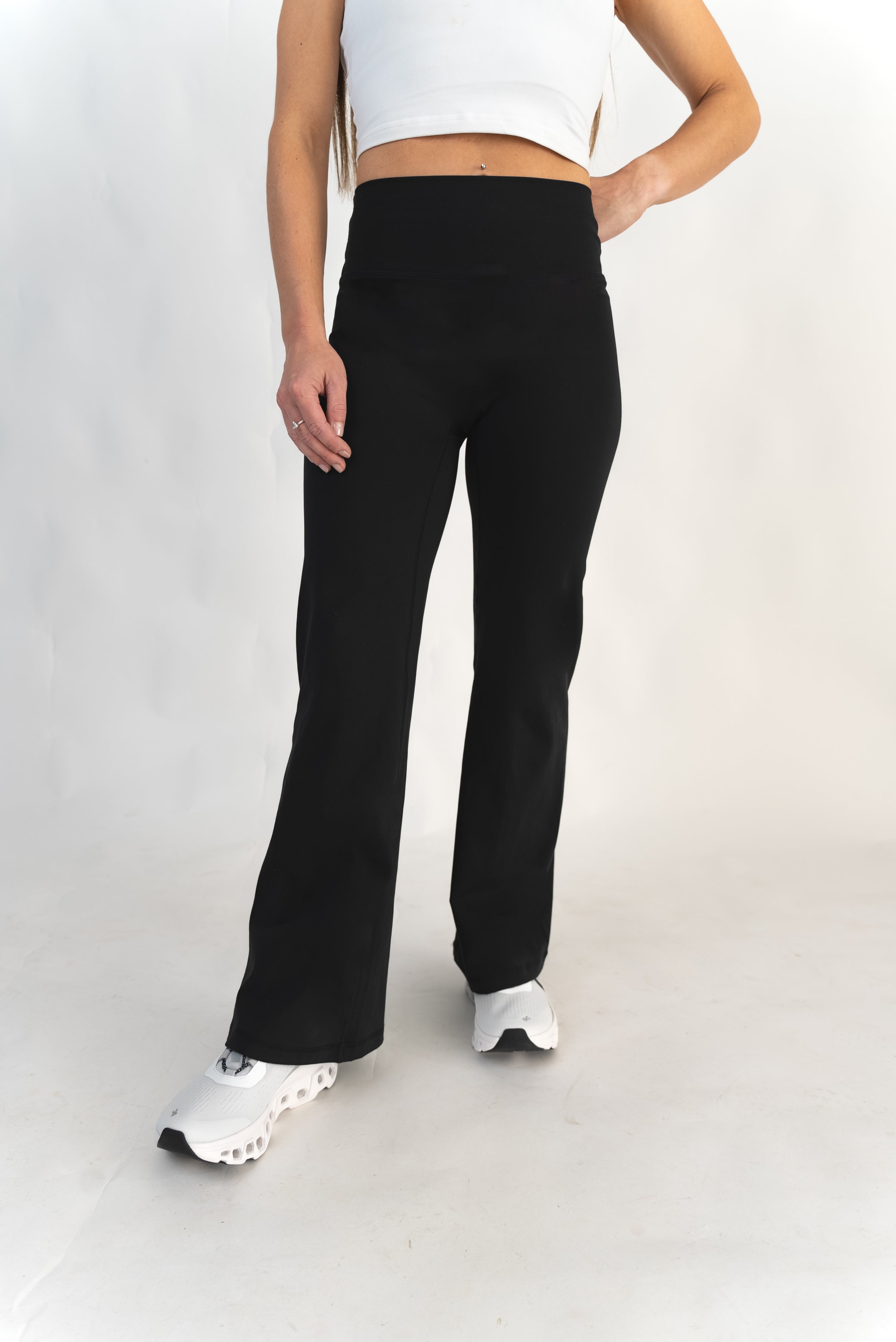The Elara Flare Legging - Black - Avo Activewear