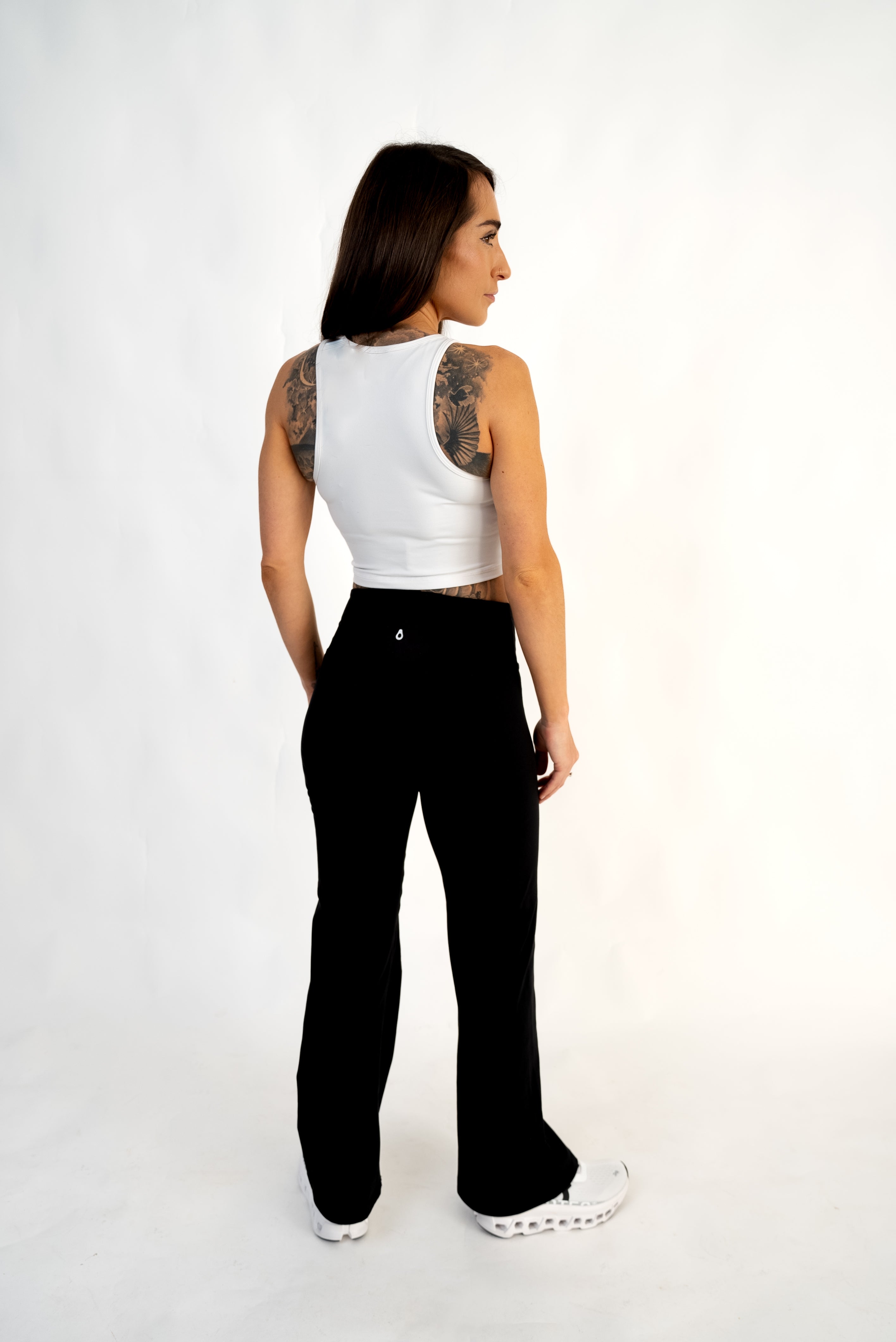The Elara Flare Legging - Black - Avo Activewear