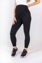 The Pocket Maternity Legging - Black - Avo Activewear