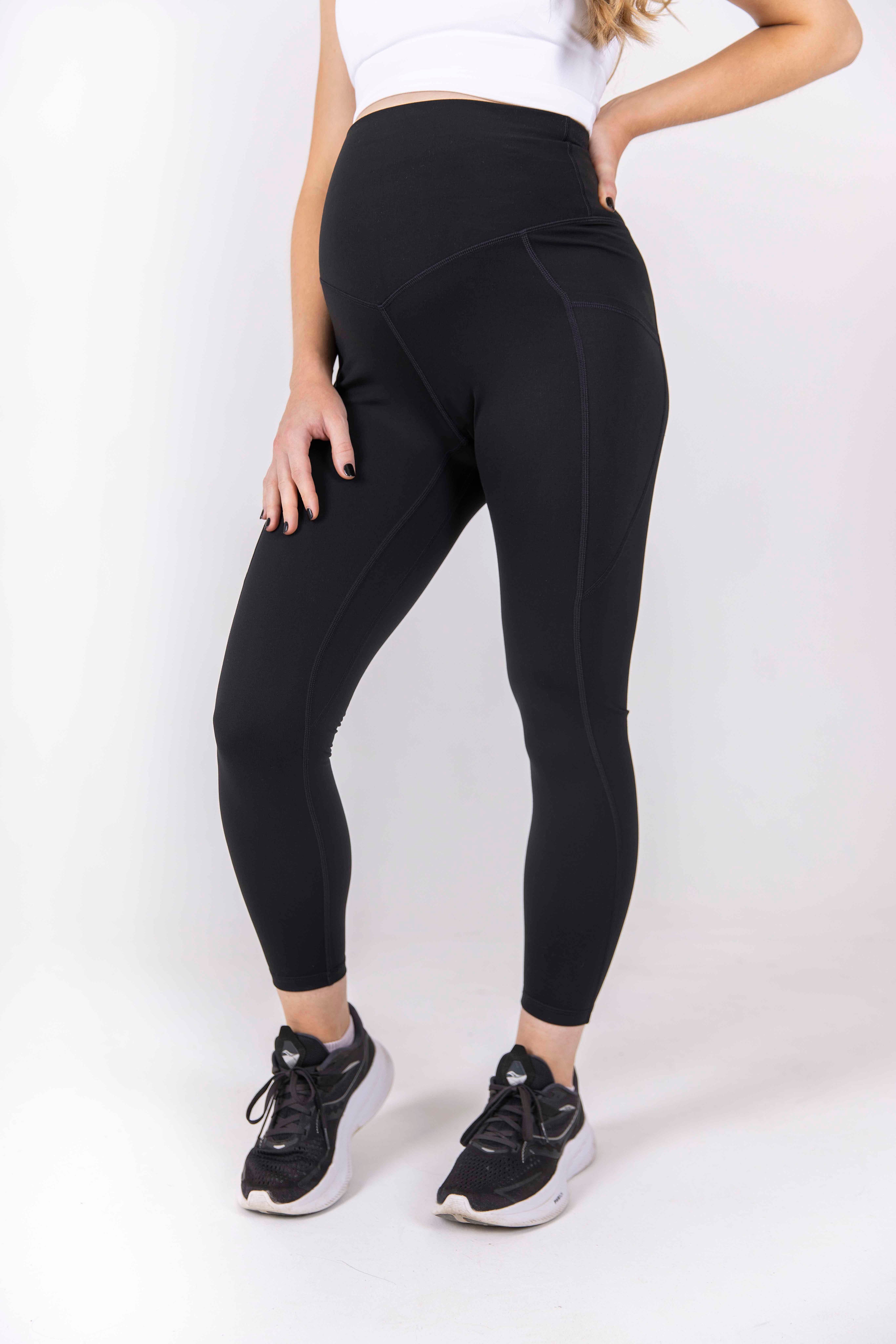 The Pocket Maternity Legging - Black - Avo Activewear
