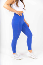 The Pocket Rocket Legging - Sapphire - Avo Activewear