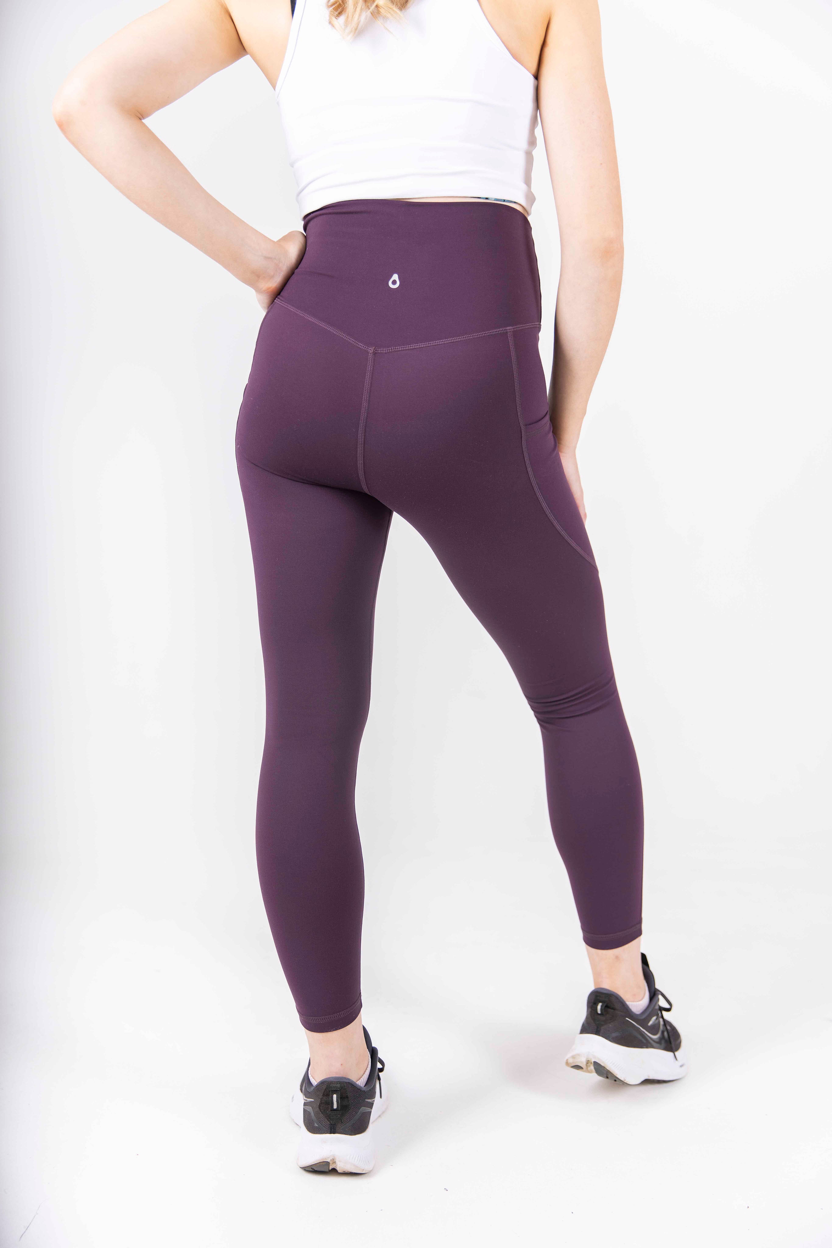The Pocket Maternity Legging - Plum - Avo Activewear