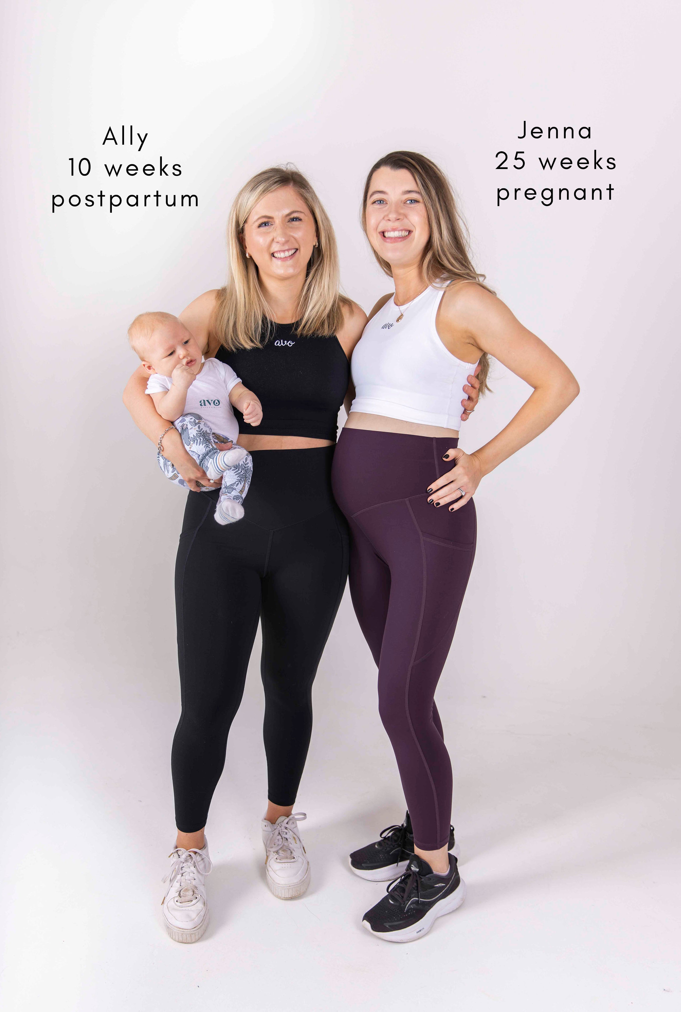 The Pocket Maternity Legging - Plum - Avo Activewear