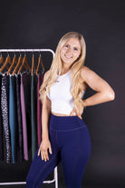 The Senara Legging - Midnight Navy - Avo Activewear