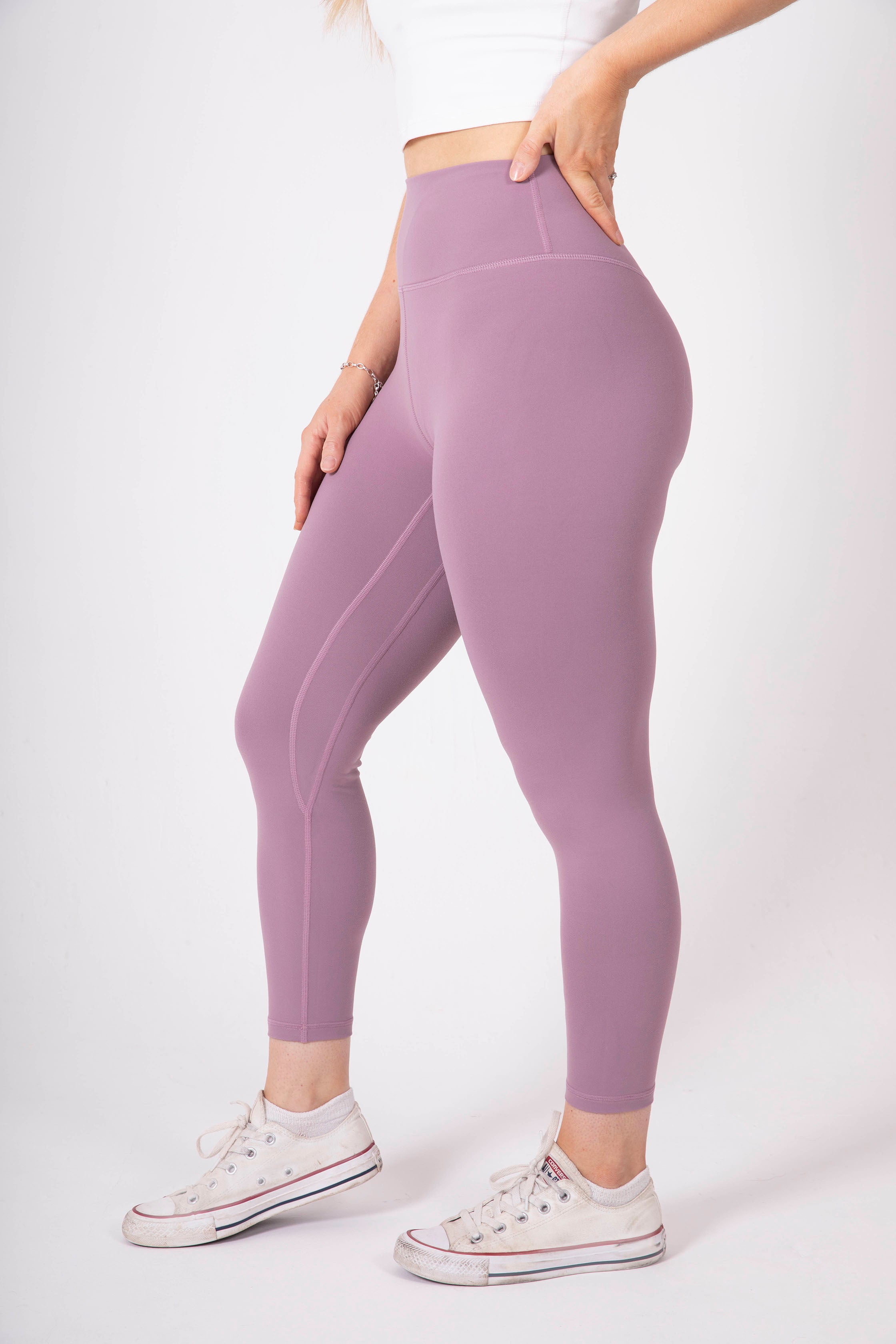 The Senara Legging - Dusty Mauve - Avo Activewear