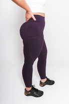 The Pocket Rocket Legging - Plum - Avo Activewear