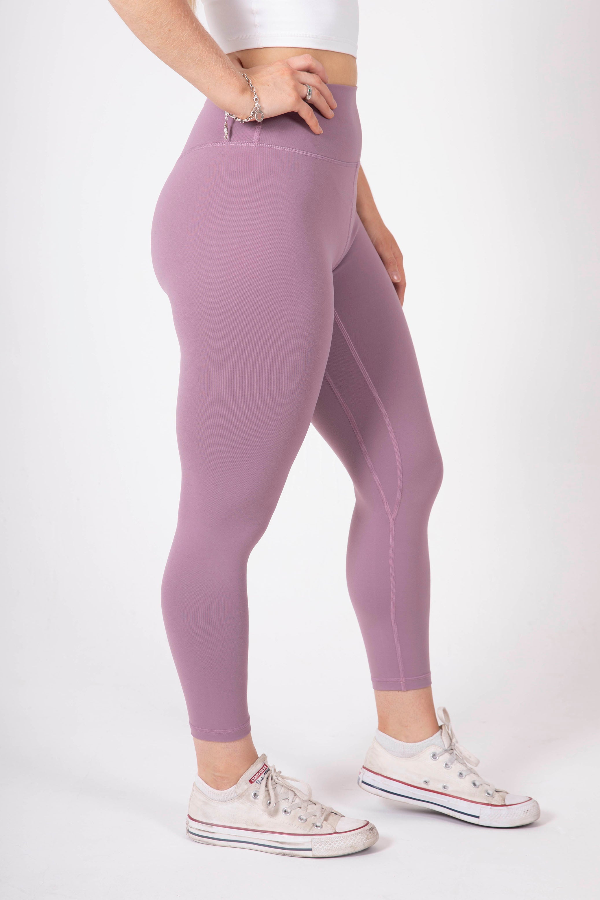 The Senara Legging - Dusty Mauve - Avo Activewear