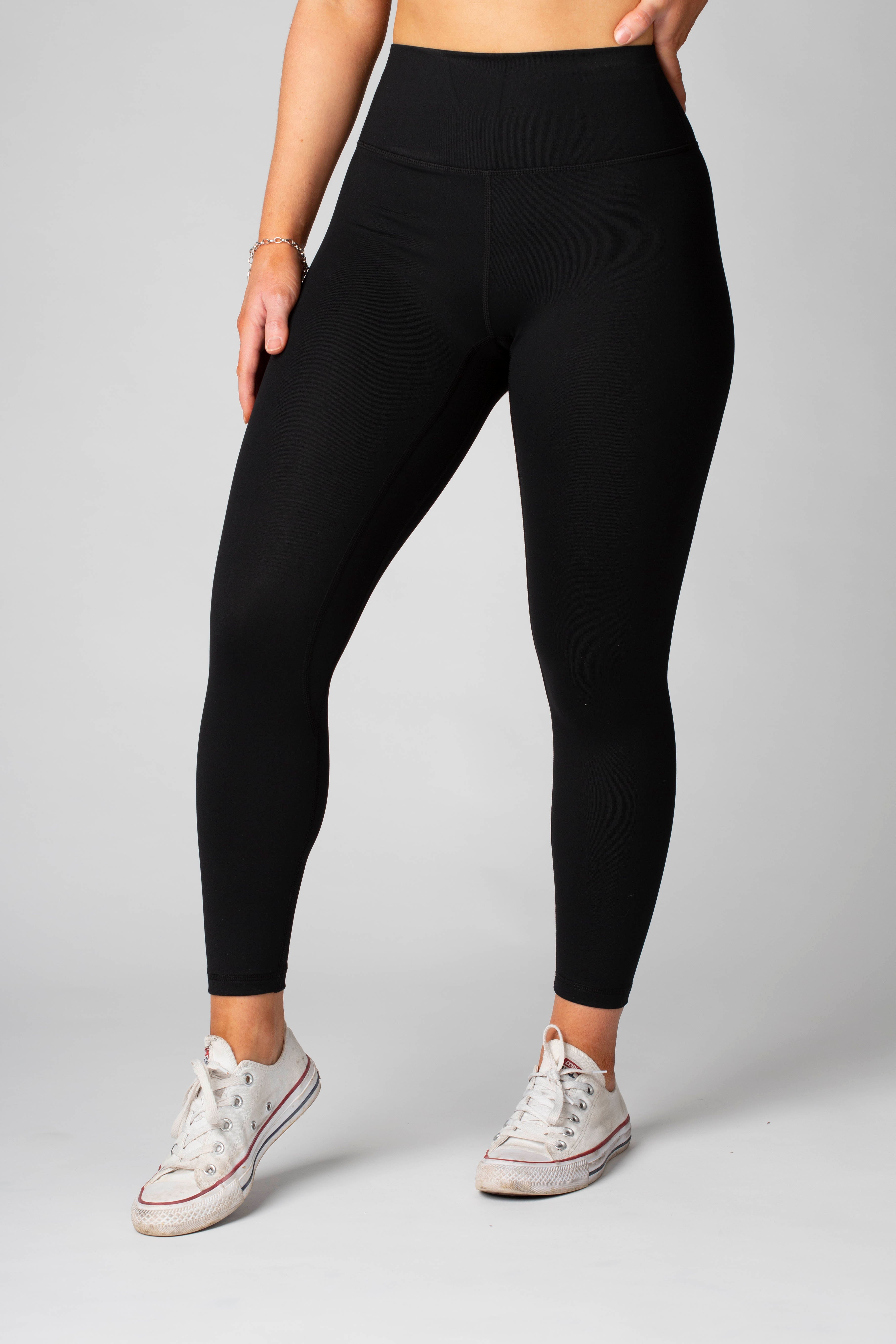 The Senara Legging - Smooth Black - Avo Activewear Ltd