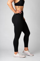 The Senara Legging - Smooth Black - Avo Activewear Ltd