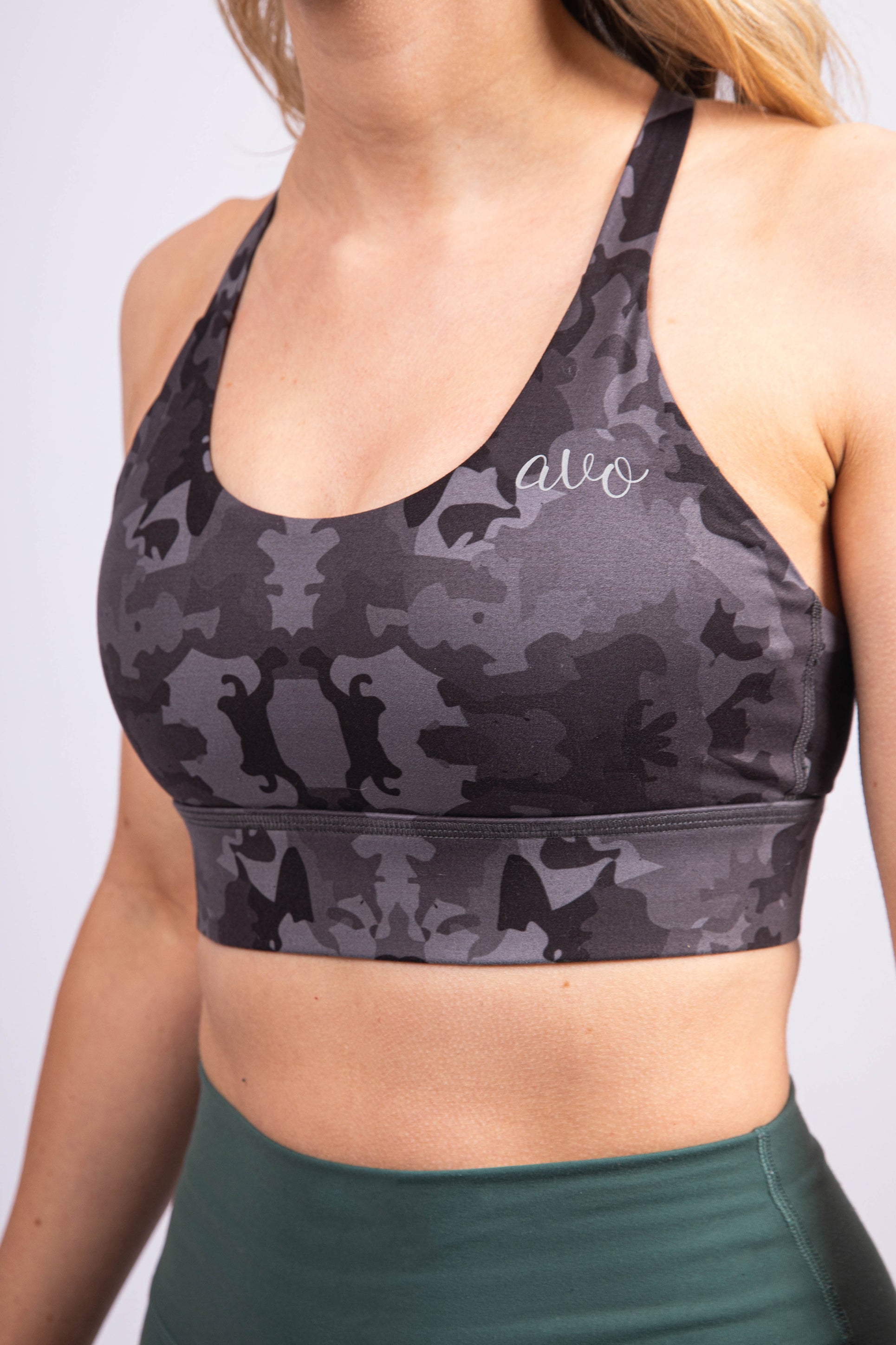 The Gemini Bra - Camo Print - Avo Activewear Ltd