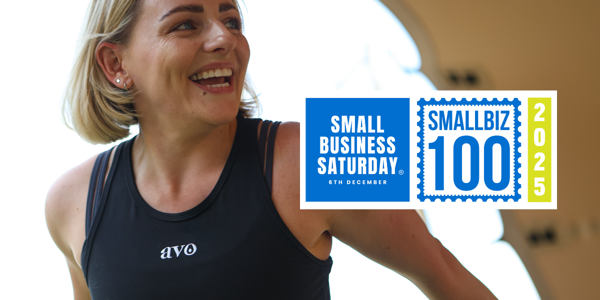 Avo Activewear Named One of the UK’s SmallBiz100!