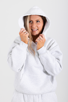 The Demi Hoodie - Light Grey Marl - Avo Activewear
