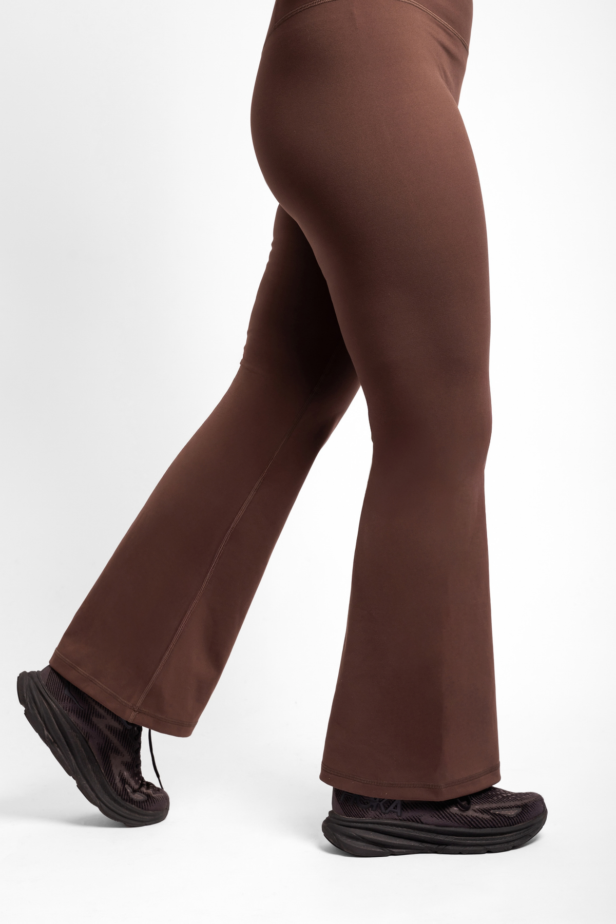 The Elara Flare Legging - Mocha - Avo Activewear
