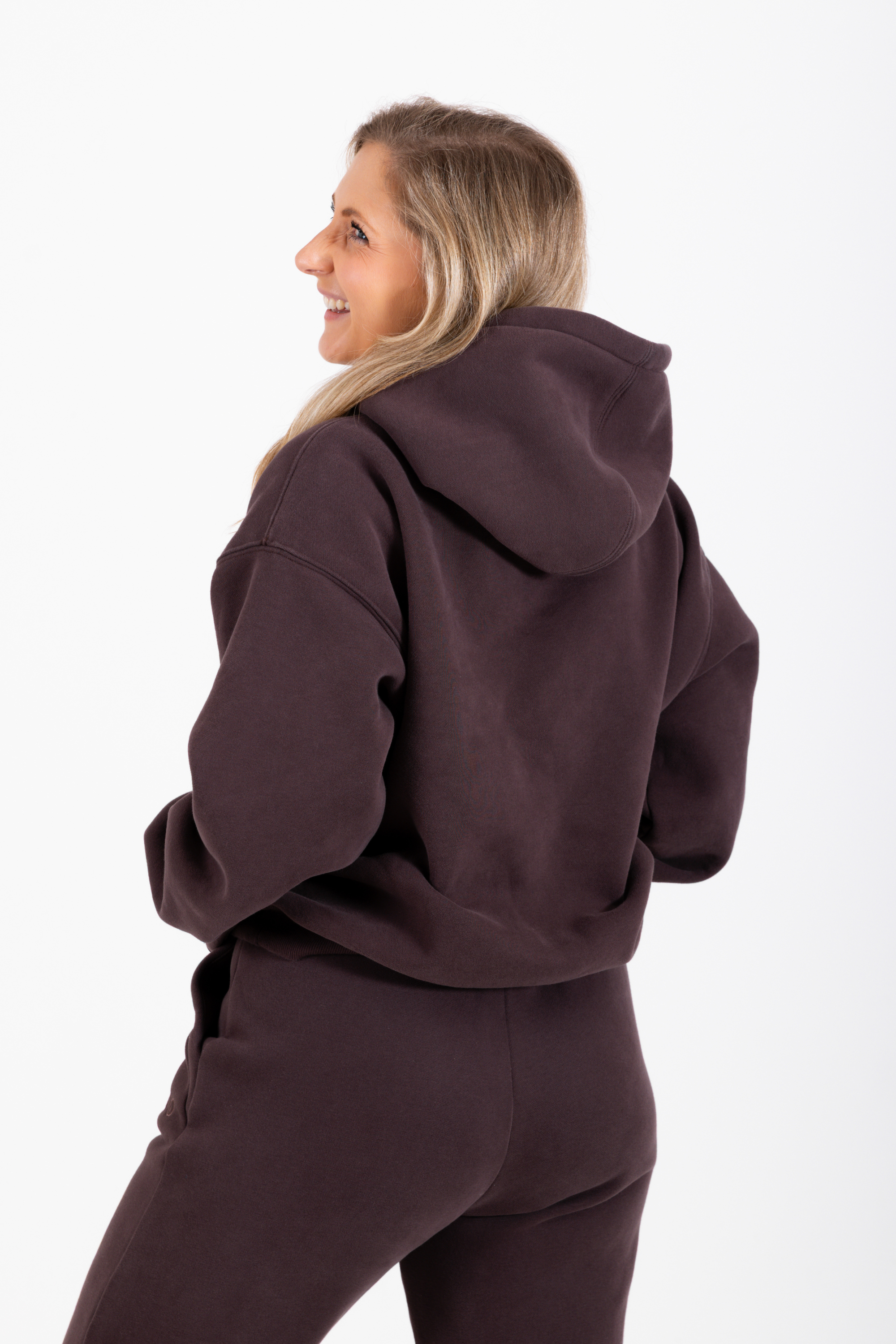The Demi Hoodie - Dark Brown - Avo Activewear