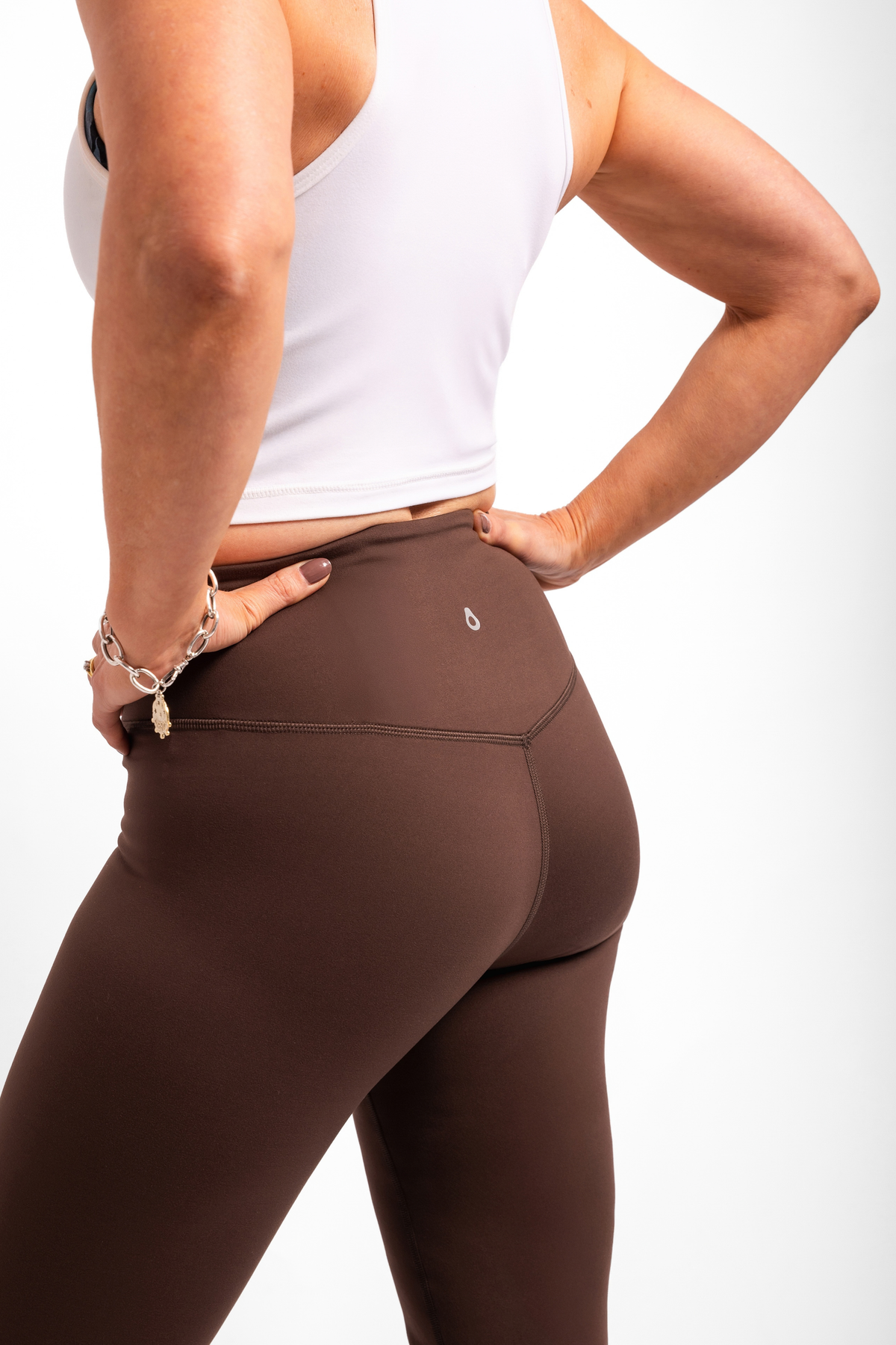 The Elara Flare Legging - Mocha - Avo Activewear