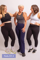 The Elara Flare Legging - Navy - Avo Activewear