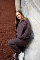 The Demi Hoodie - Dark Brown - Avo Activewear