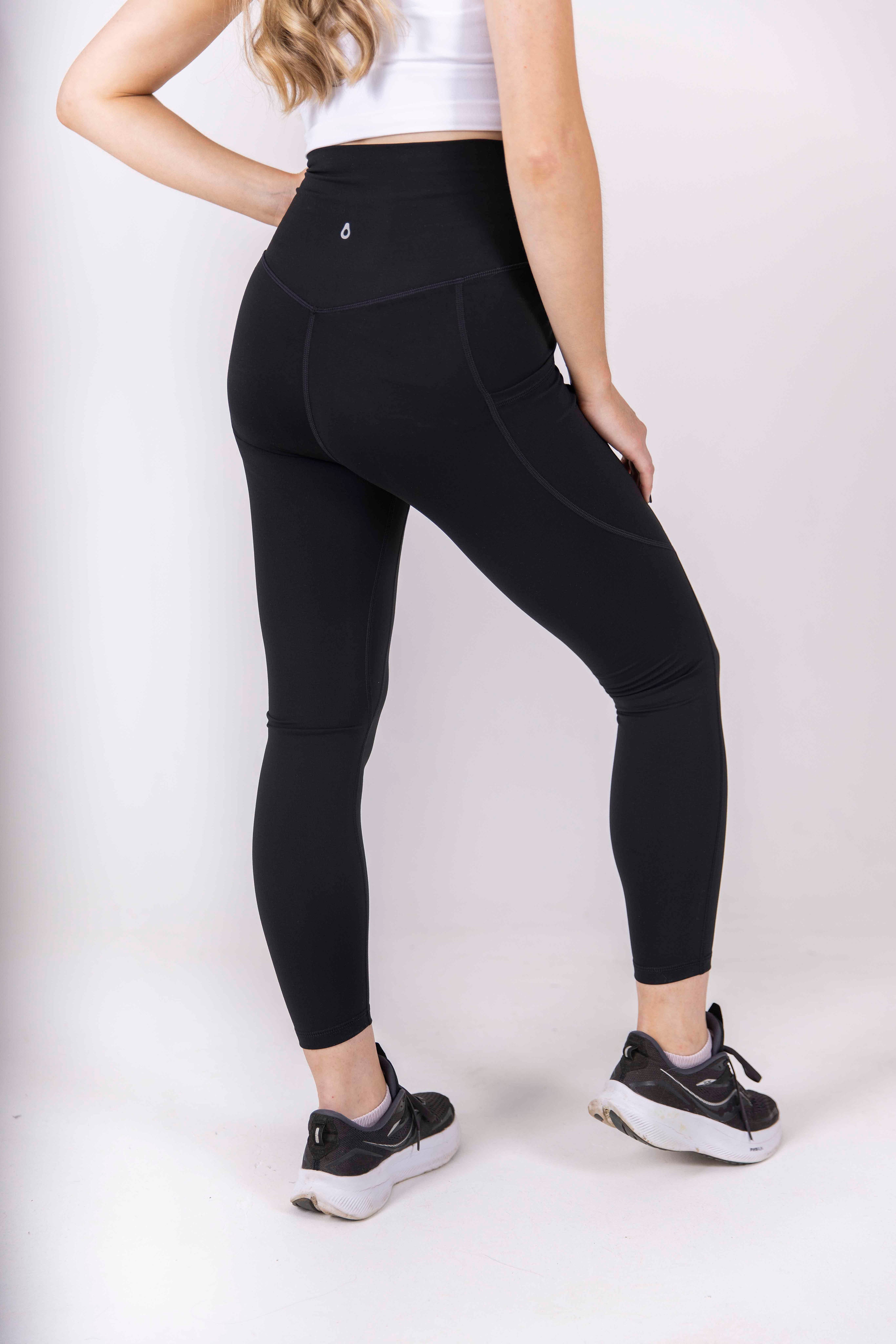 HLTPRO 1/3 Pack Maternity Leggings Over The Belly - Maternity Pants with  Pockets for Women Pregnancy Workout Yoga Leggings Black/Black/Black at   Women's Clothing store