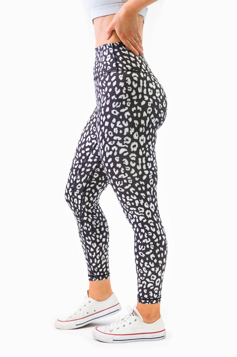 Vanille, natural leopard sports leggings Waist S Colour Imprimé léopard  naturel Waist S Colour Imprimé léopard naturel