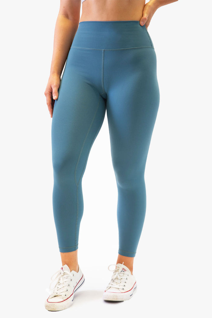 The Senara Legging - Steel Teal - Avo Activewear Ltd