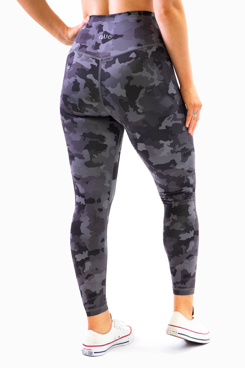 High waisted store camouflage leggings