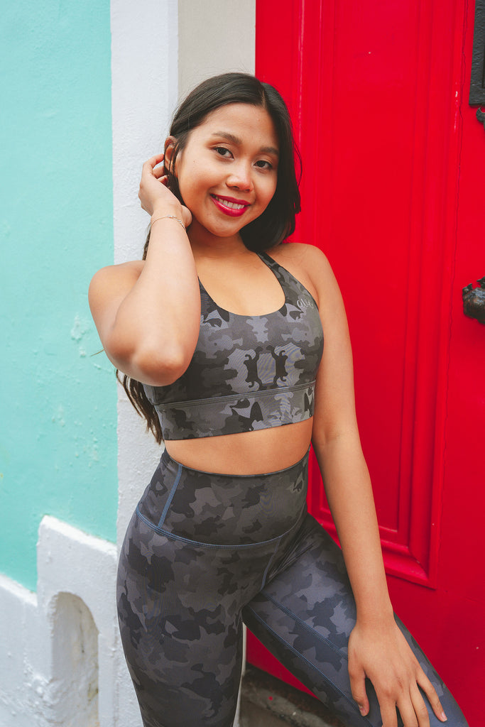 The Gemini Bra - Camo Print - Avo Activewear Ltd