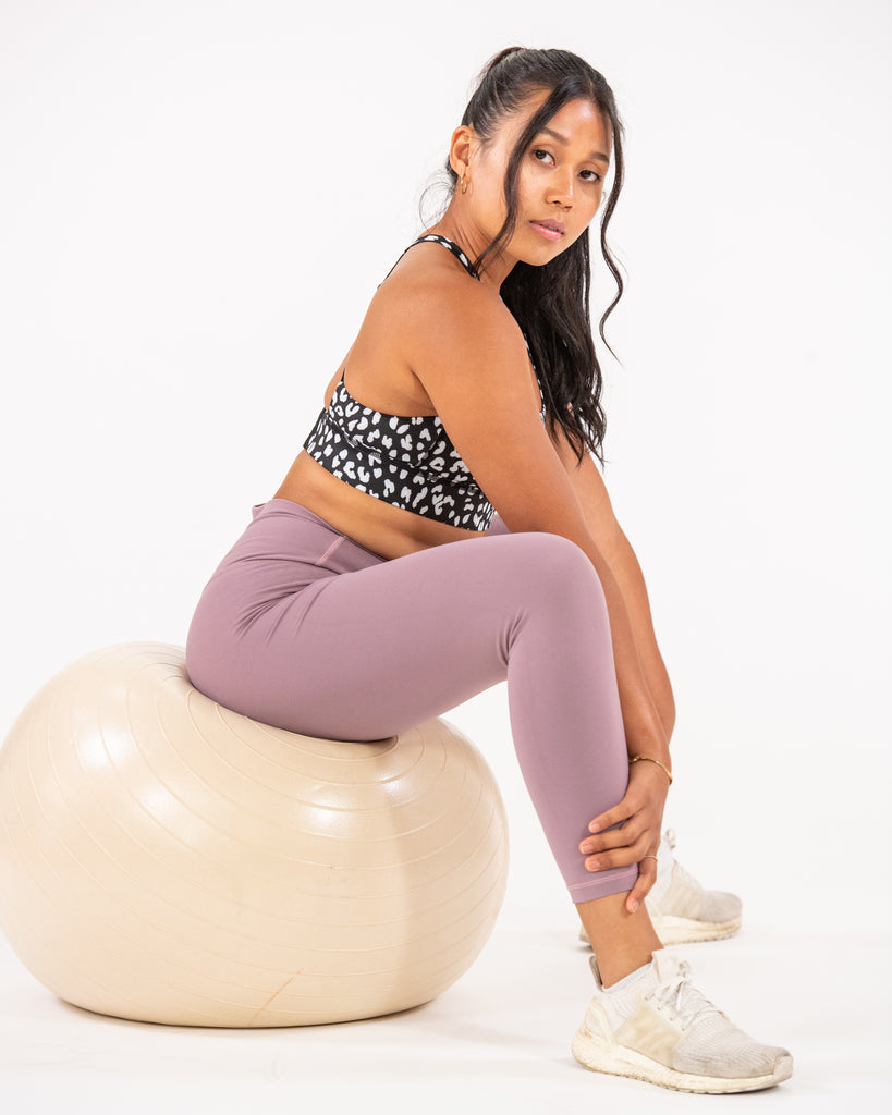 The Senara Legging - Dusty Mauve - Avo Activewear