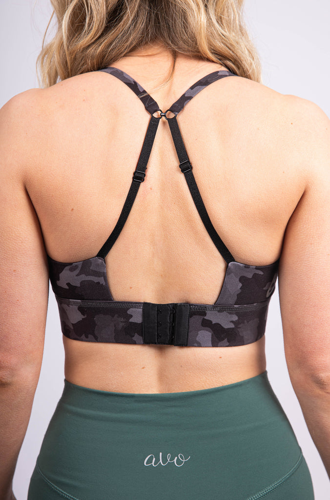 The Gemini Bra - Camo Print - Avo Activewear Ltd